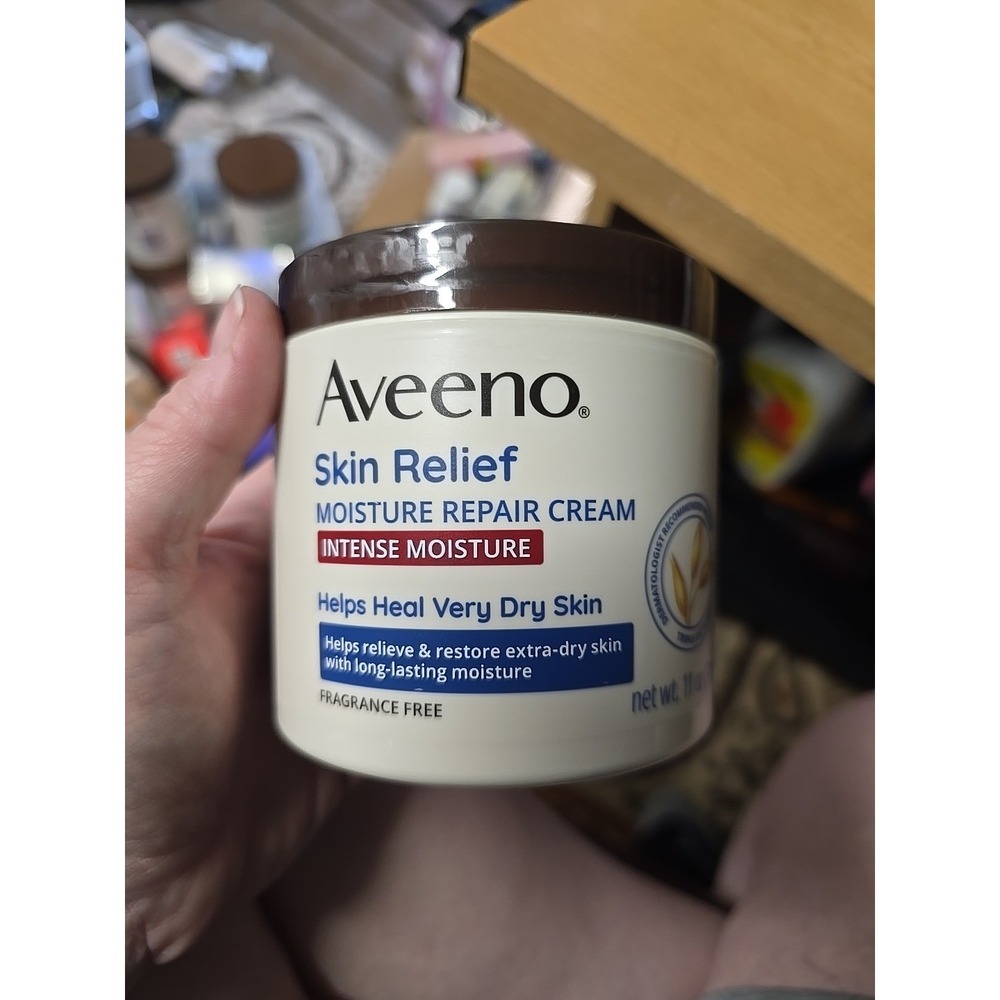 Aveeno Skin Relief Moisture Repair Cream Intense Fragrance Free New Sealed 11oz